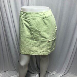 Tehama Green Skort Womens Size 8 Lime Green Skirt Shorts Golf Casual Travel